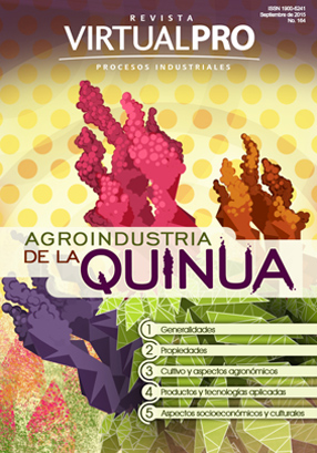 Portada revista Agroindustria de la quinua
